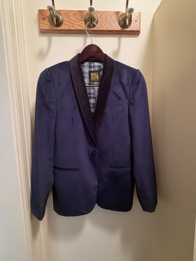 Opposuits Boys Velvet Blue Blazer Jacket — image 5 of 8